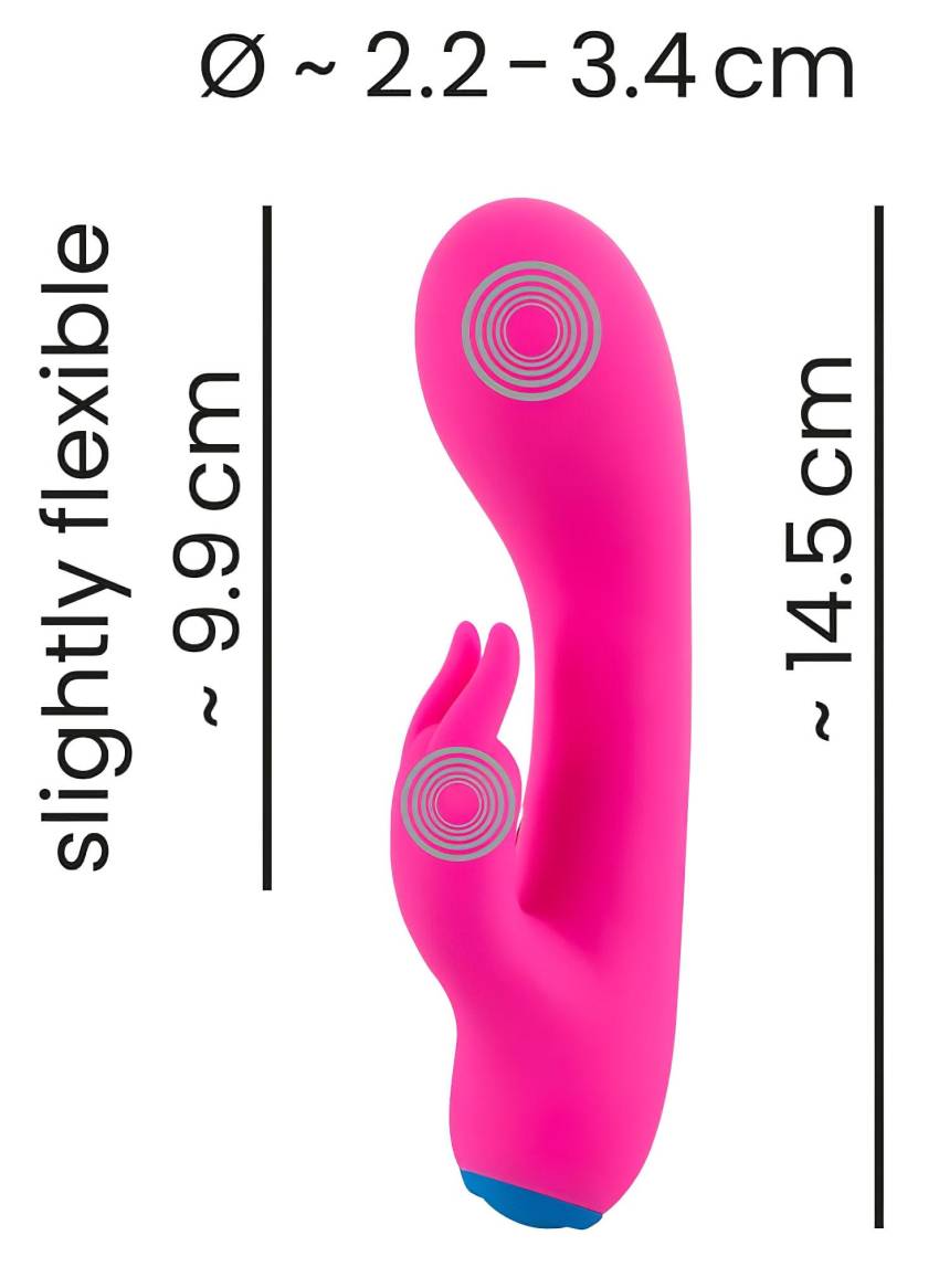 You2Toys bunt. - akkus, vízálló csiklókaros vibrátor (pink) - Image 9