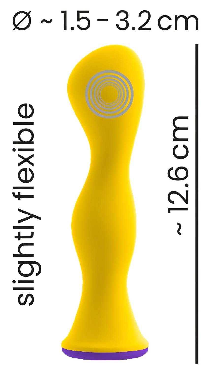 You2Toys bunt. - akkus, vízálló anál vibrátor (sárga) - Image 9