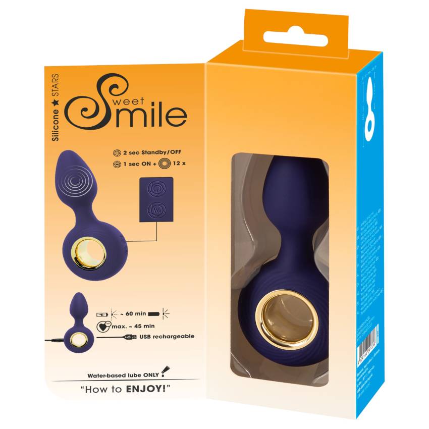 SMILE - akkus anál vibrátor (lila) - Image 9