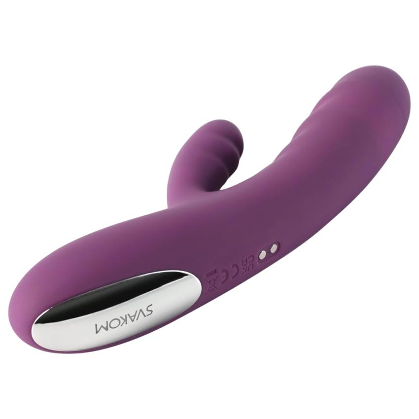 Svakom Avery - akkus, csiklókaros lökő vibrátor (lila) - Image 2