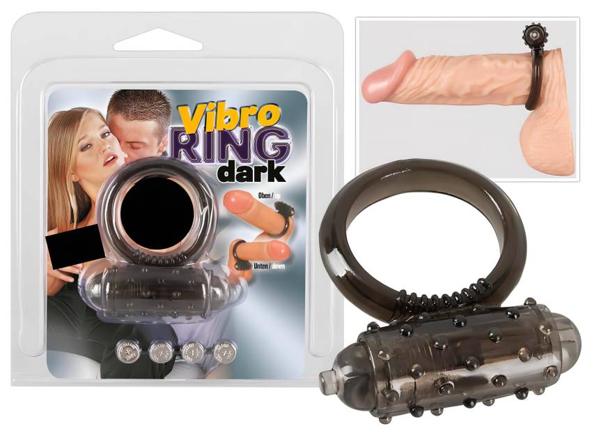 You2Toys - szilikon vibrációs péniszgyűrű - fekete - Image 2