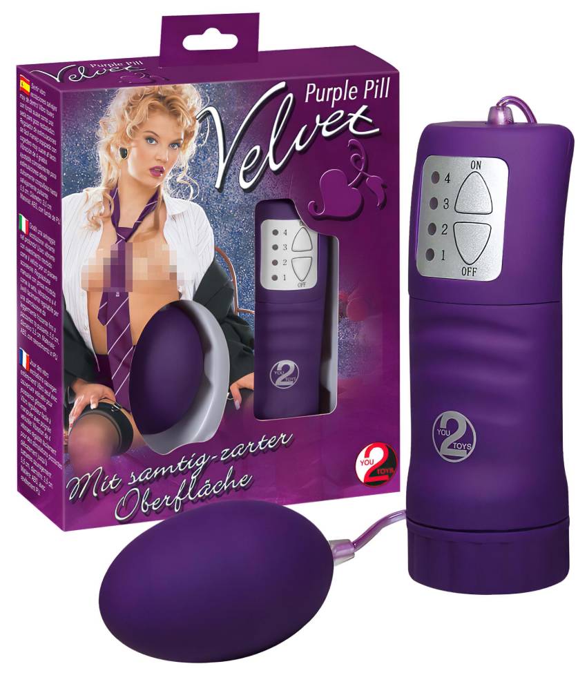 You2Toys - Velvet bársonyos vibrotojás (lila) - Image 2
