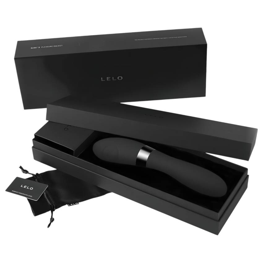LELO Elise 2 - deluxe vibrátor (fekete) - Image 5