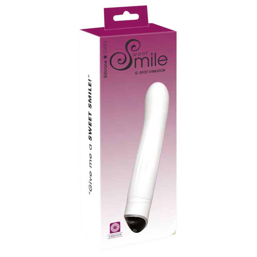 SMILE Easy - hajlított vibrátor (fehér) - Image 2
