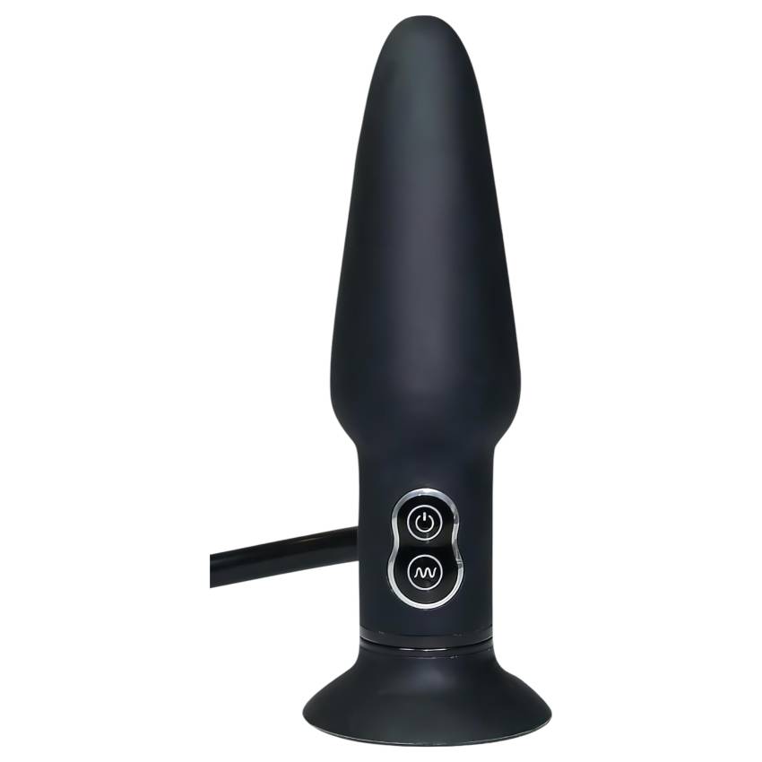 You2Toys True Black - pumpálható anál vibrátor (fekete) - Image 3