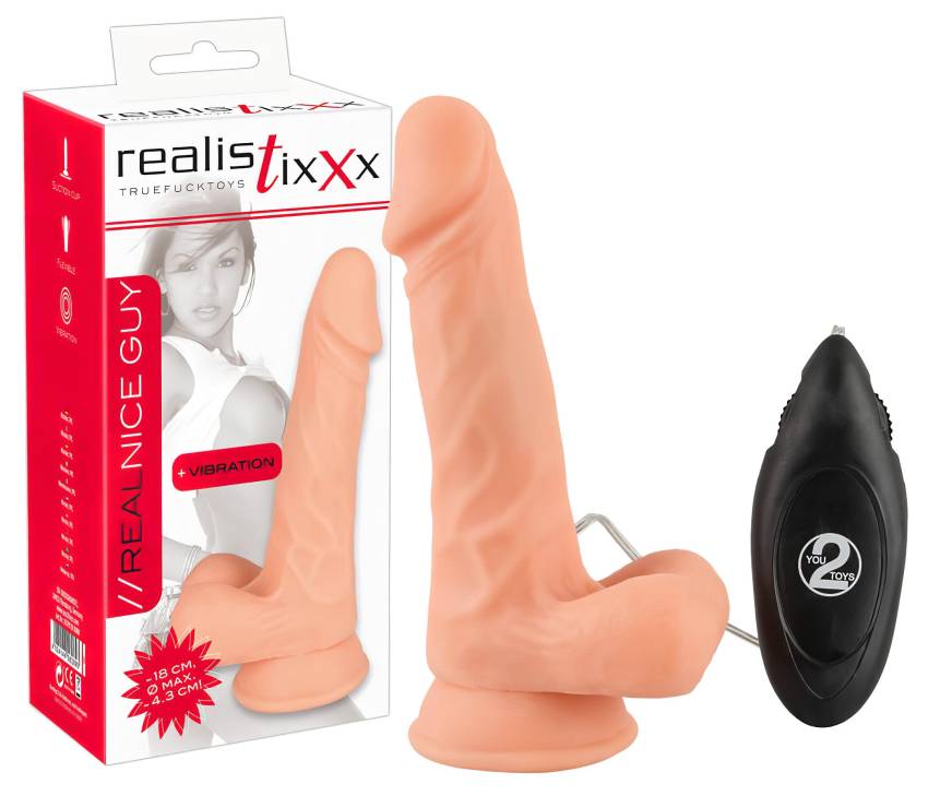 realistixxx Valódi, natúr vibrátor (17,5cm) - Image 2