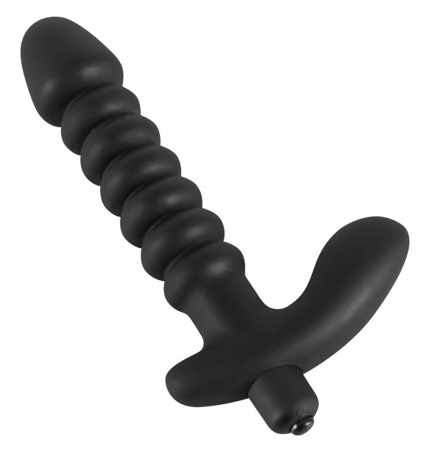 Black Velvet redős vibrátor - közepes (fekete) - Image 3