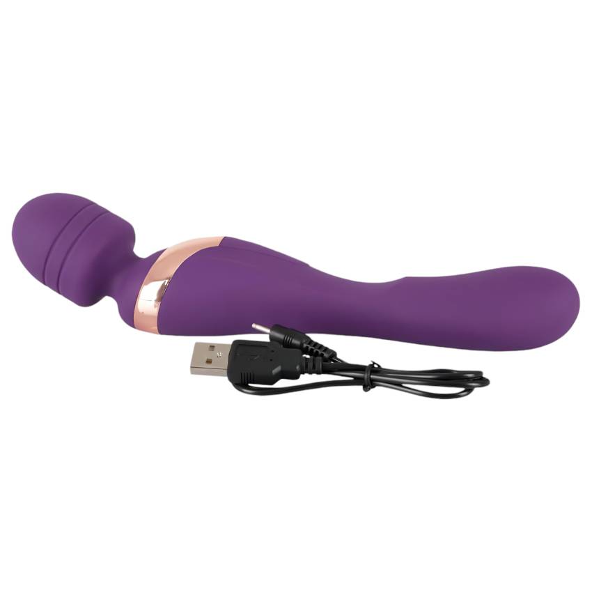 Javida Double - masszírozó vibrátor (lila) - Image 4