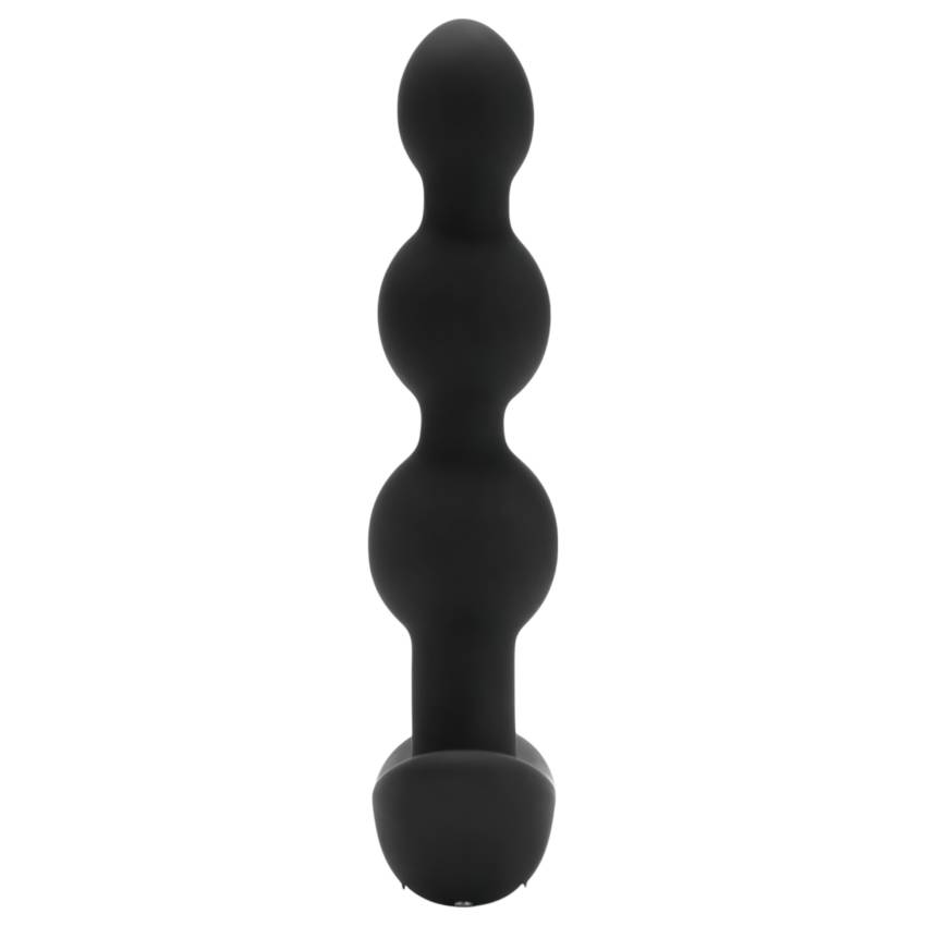 b-Vibe - tripla gyöngyös, akkus anál vibrátor (fekete) - Image 2