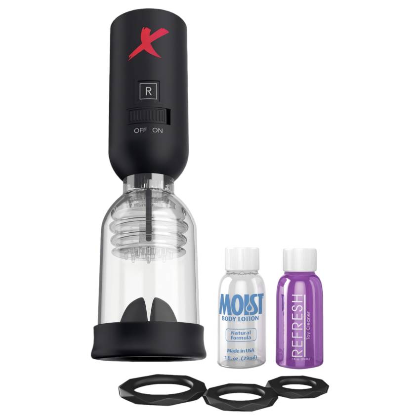 PDX Elite Tip Teazer - automata makkszívó vibrátor (fekete) - Image 2