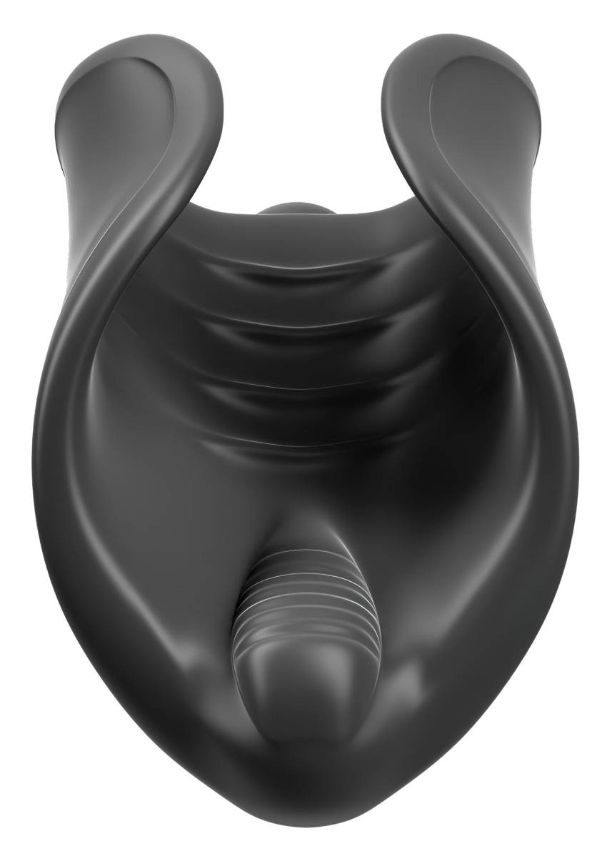 PDX Elite - szilikon pénisz vibrátor (fekete) - Image 2