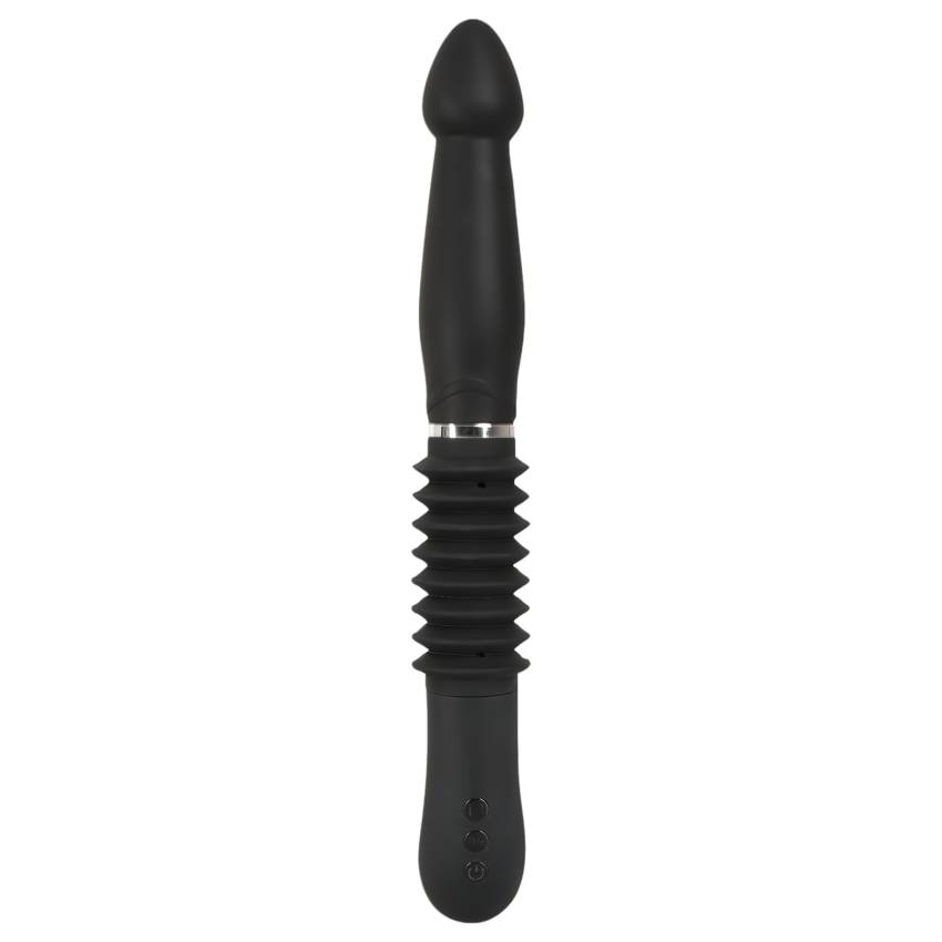 You2Toys - Push it - akkus lökő anál vibrátor (fekete) - Image 8