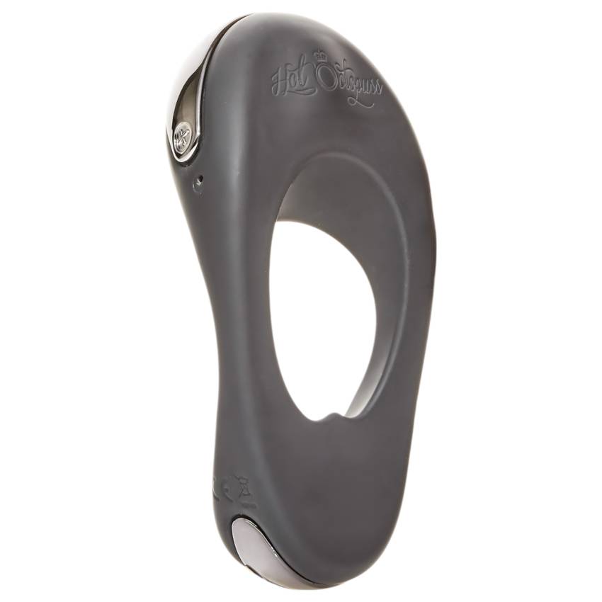 Atom Plus - 2 motoros, vibrációs péniszgyűrű (fekete) - Image 2