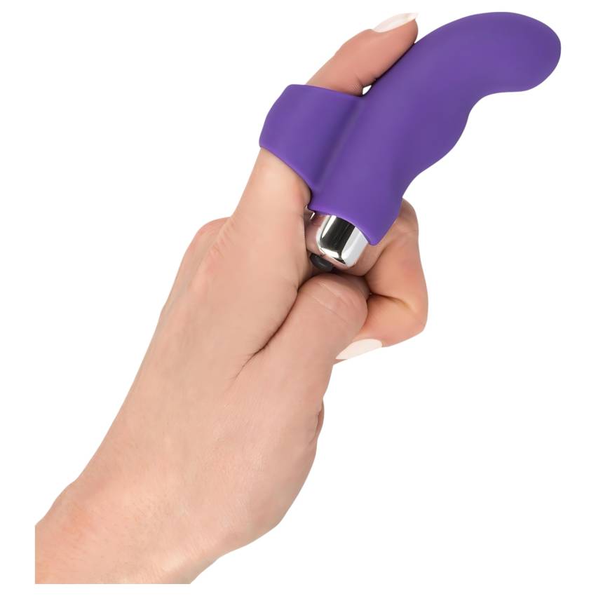 SMILE Finger - hullámos, szilikon ujjvibrátor (lila) - Image 5