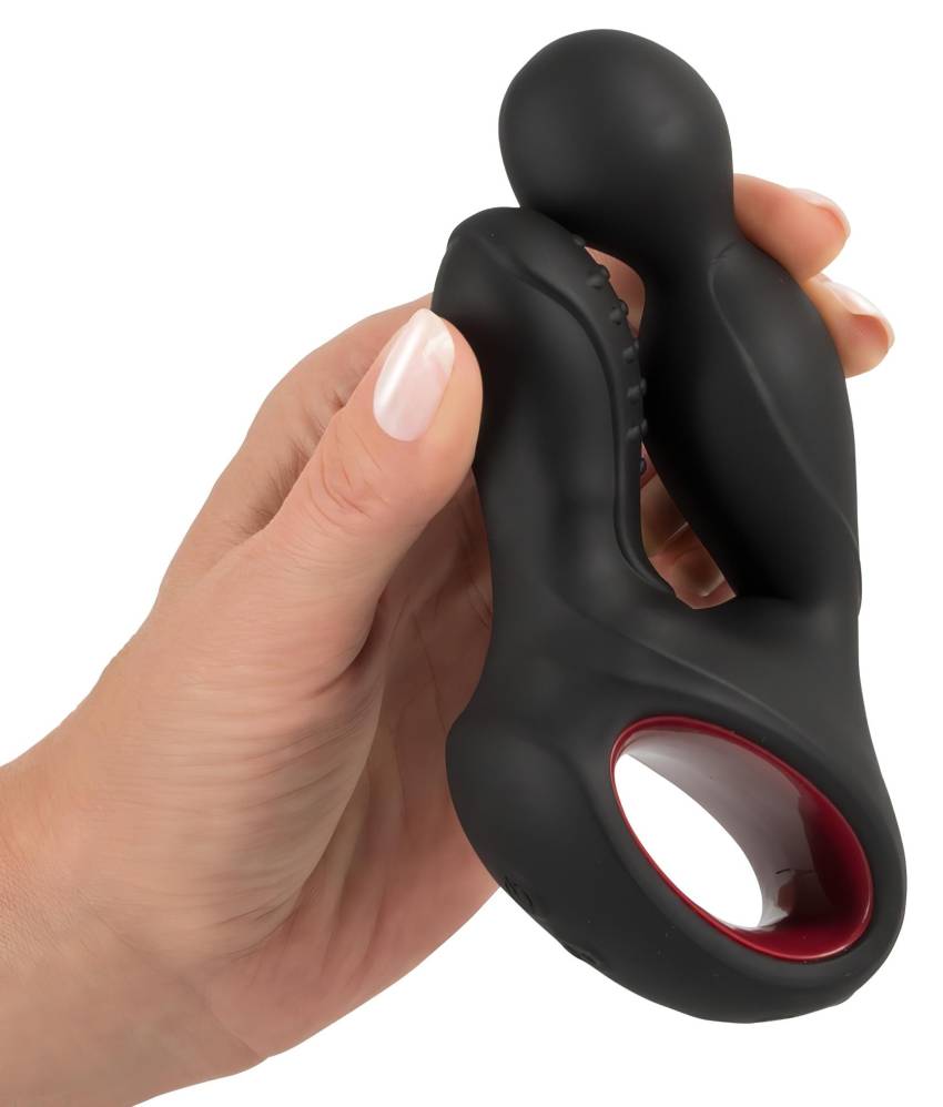 You2Toys Massager - forgó, melegítő prosztata vibrátor (fekete) - Image 6