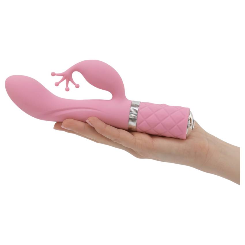 Pillow Talk Kinky - akkus, 2 motoros G-pont vibrátor (pink) - Image 3