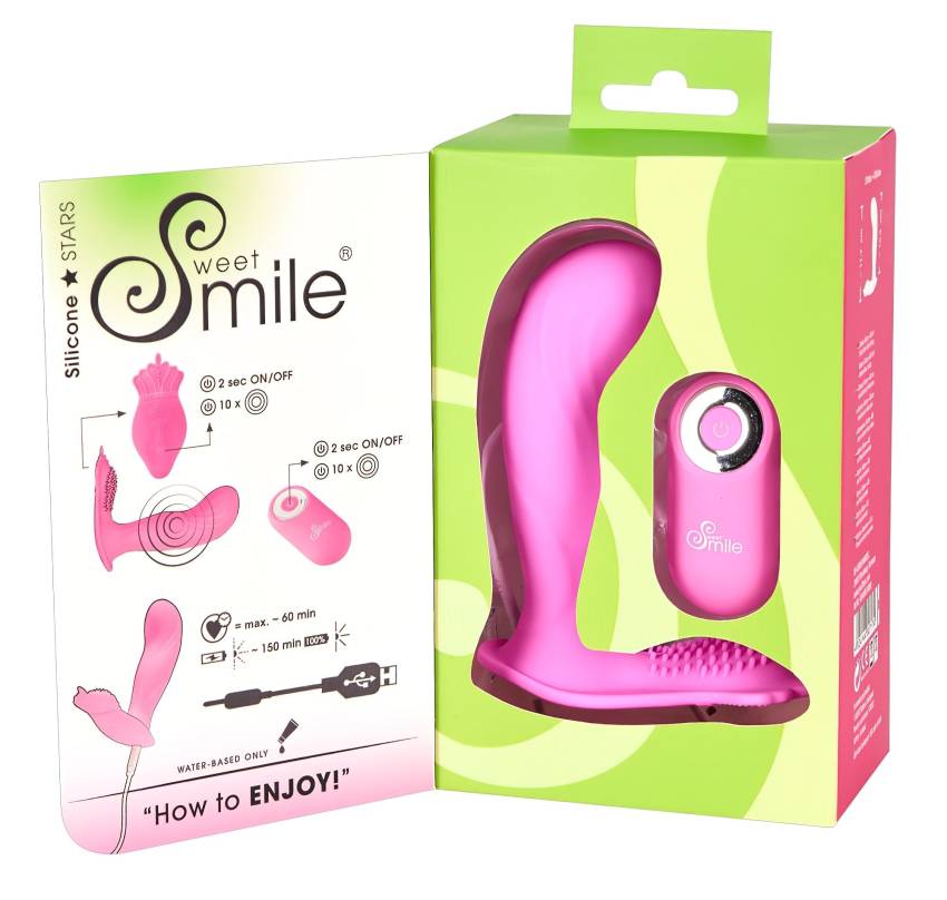 SMILE G-Spot Panty - akkus, rádiós felcsatolható vibrátor (pink) - Image 2