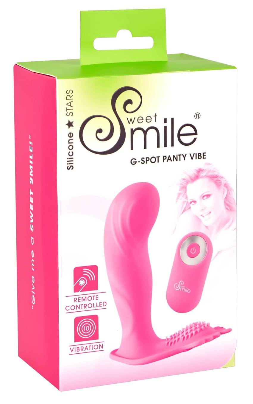 SMILE G-Spot Panty - akkus, rádiós felcsatolható vibrátor (pink) - Image 3