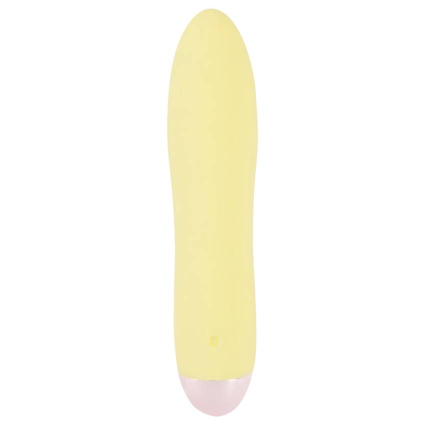 Cuties Mini Yellow - akkus, szilikon rúdvibrátor (sárga) - Image 2