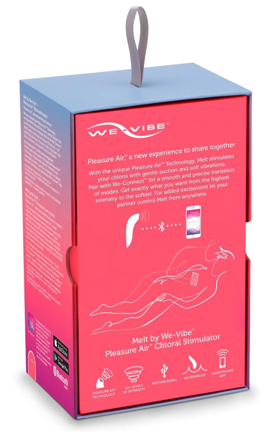 We-Vibe Melt - okos léghullámos csiklóizgató (korall) - Image 4