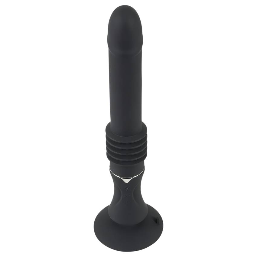 You2Toys Fucking Machine - tapadókorongos lökő vibrátor (fekete)