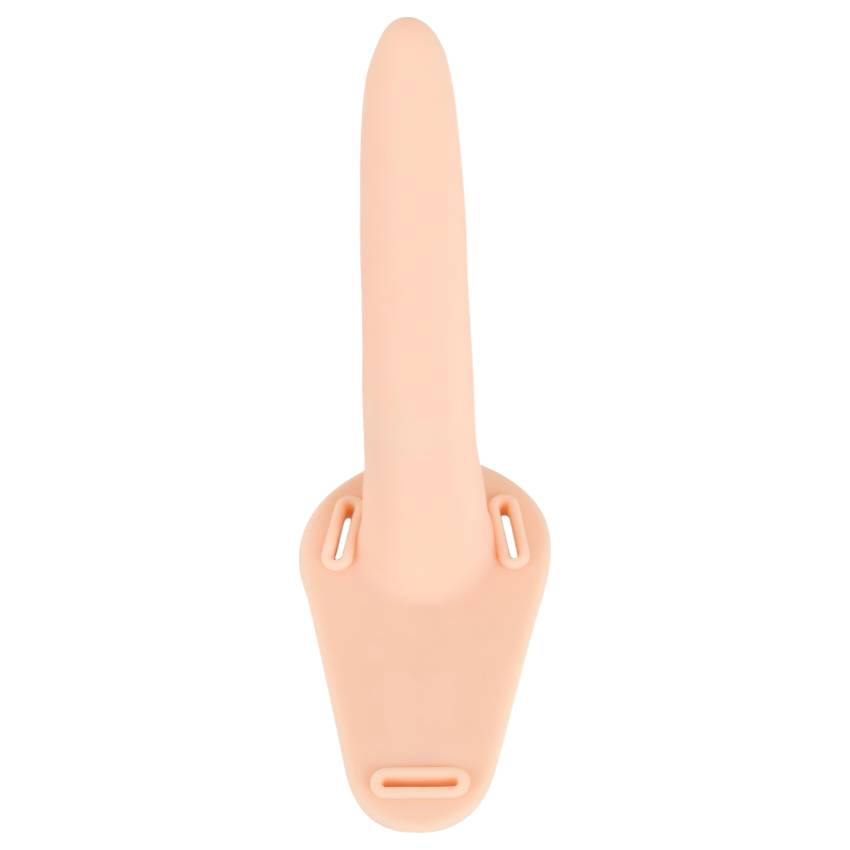 You2Toys - Strap-On - akkus, felcsatolható vibrátor (natúr) - Image 7