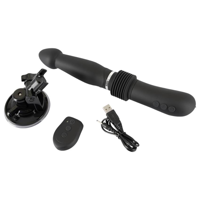 You2Toys - RC Fucking Machine - akkus lökő vibrátor (fekete) - Image 3