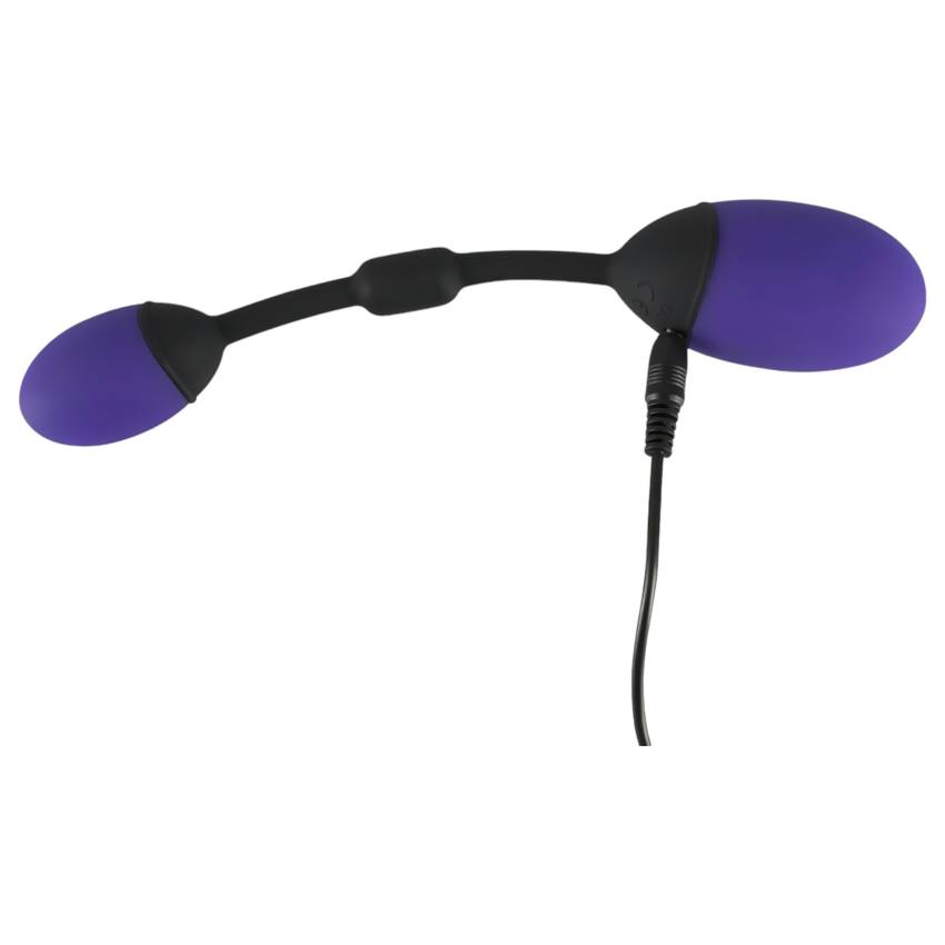 GoGasm Pussy & Ass - vibrációs tojás duó (lila-fekete) - Image 6