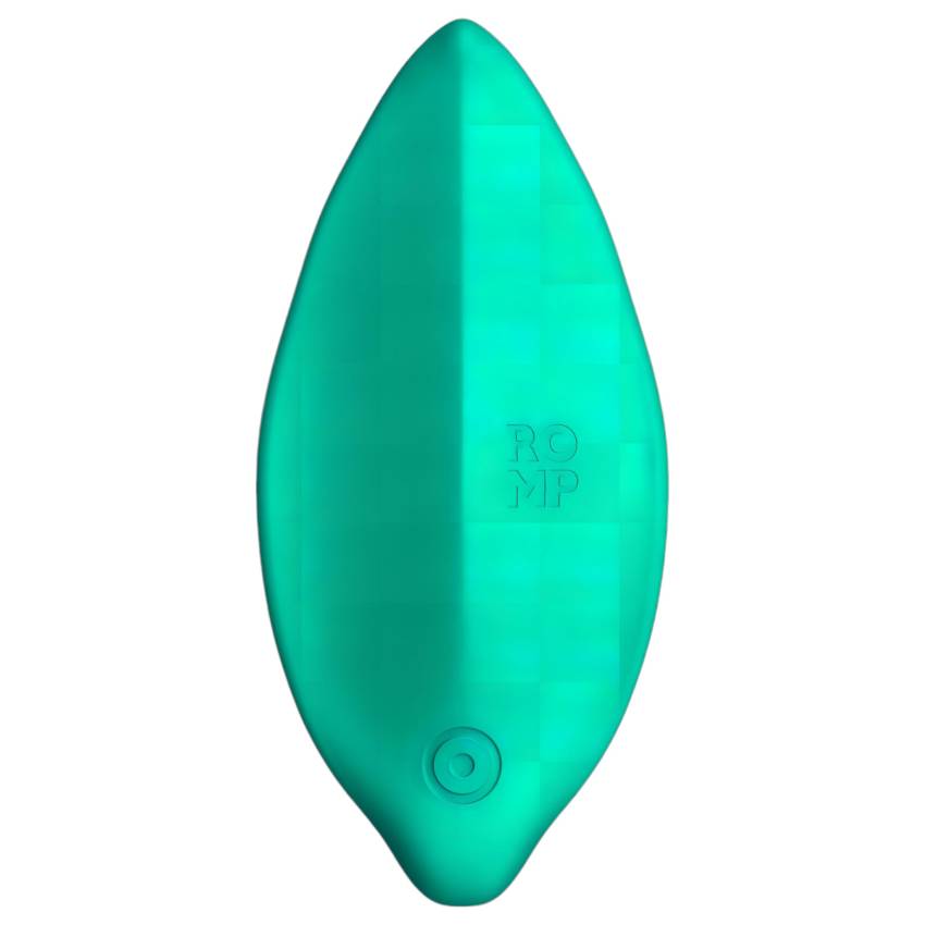 ROMP Wave - akkus, vízálló csikló vibrátor (zöld) - Image 4