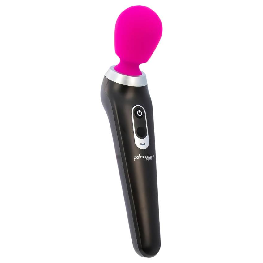 PalmPower Extreme Wand - akkus masszírozó vibrátor (pink-fekete) - Image 2