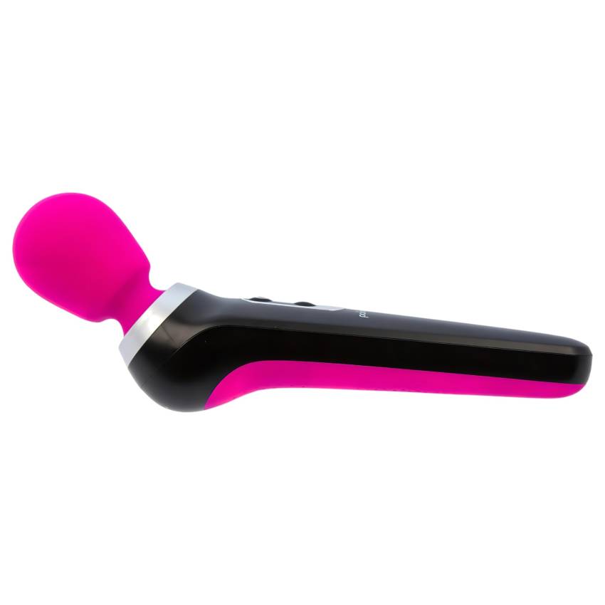 PalmPower Extreme Wand - akkus masszírozó vibrátor (pink-fekete) - Image 6