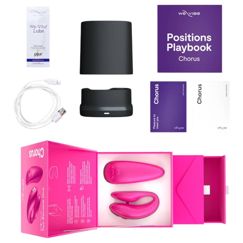 We-Vibe Chorus - akkus, okos párvibrátor (pink) - Image 5