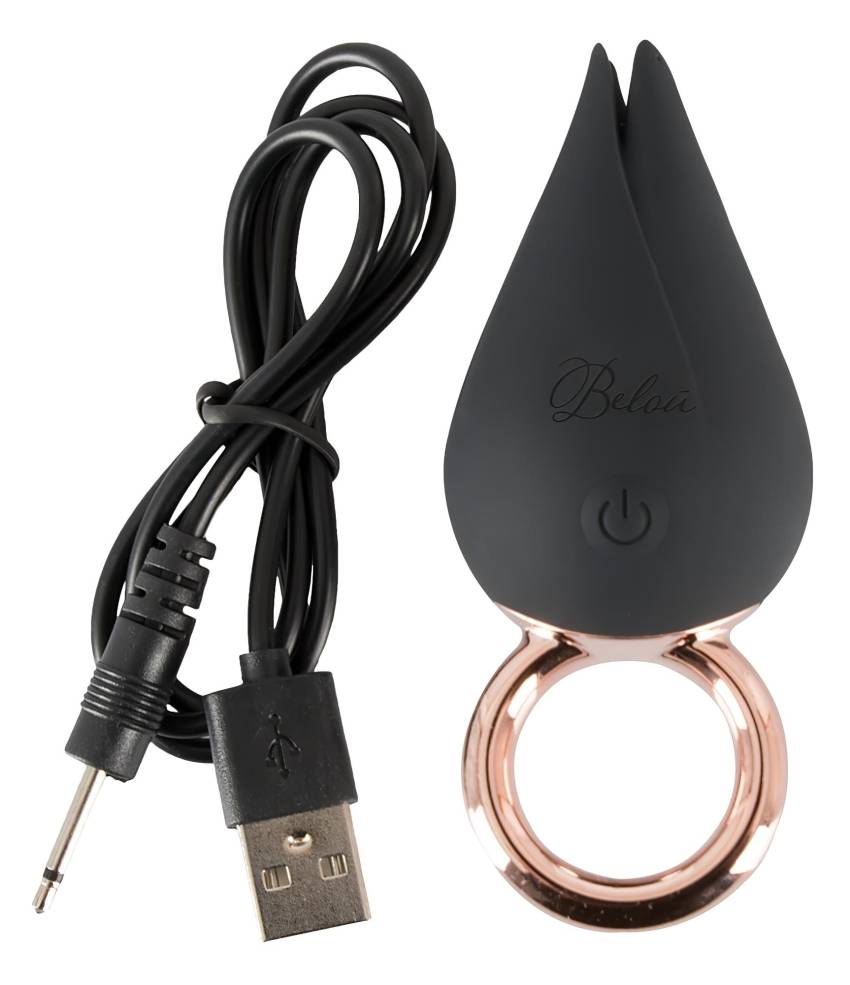Belou - akkus, vízálló csikló vibrátor ( fekete) - Image 10