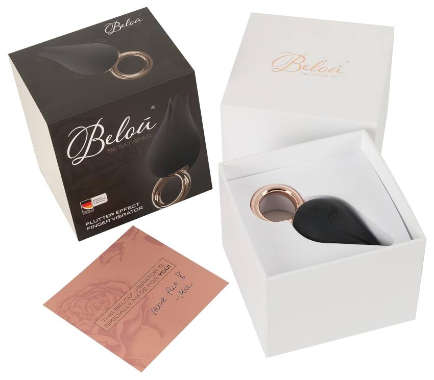 Belou - akkus, vízálló csikló vibrátor ( fekete) - Image 2