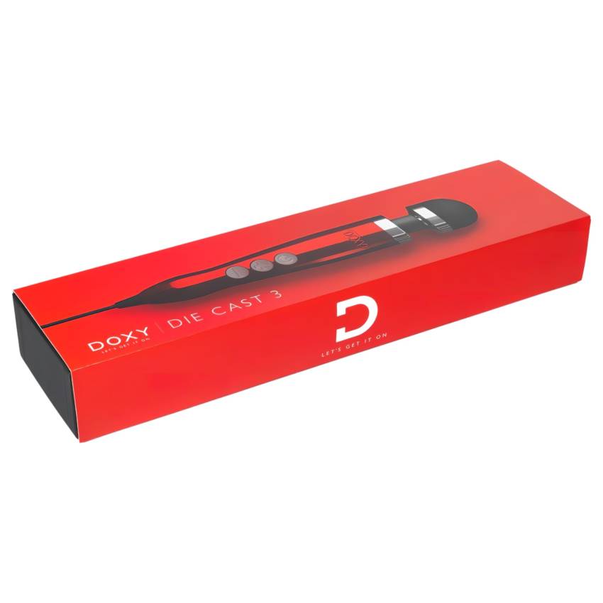 Doxy Die Cast 3 Wand - hálózati masszírozó vibrátor (piros) - Image 3