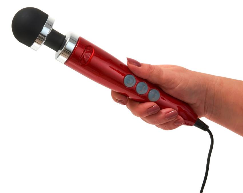 Doxy Die Cast 3 Wand - hálózati masszírozó vibrátor (piros) - Image 6