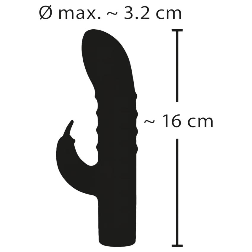 Rabbit Vibe - akkus csiklókaros G-pont vibrátor (lila) - Image 13