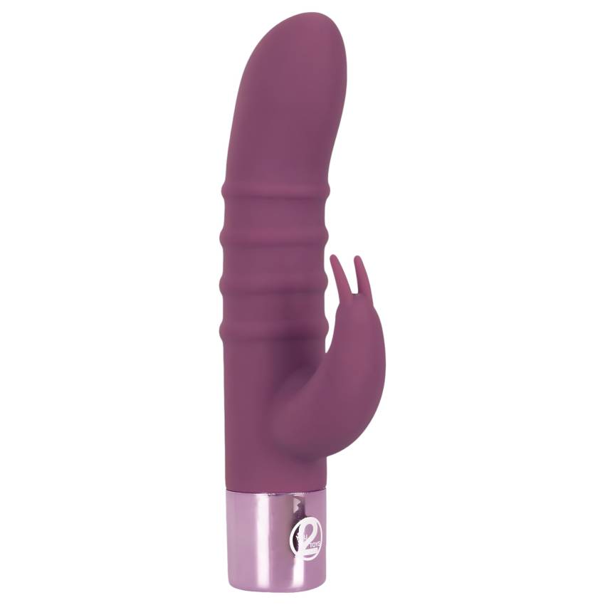 Rabbit Vibe - akkus csiklókaros G-pont vibrátor (lila) - Image 4