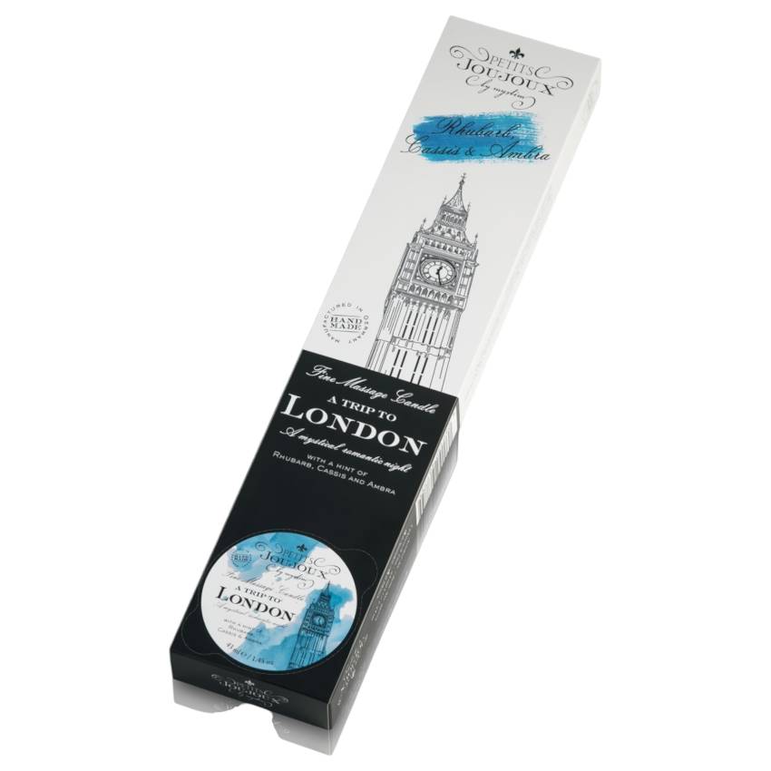 Petits Joujoux London masszázsgyertya - rebarbara-amber (5x43ml) - Image 2