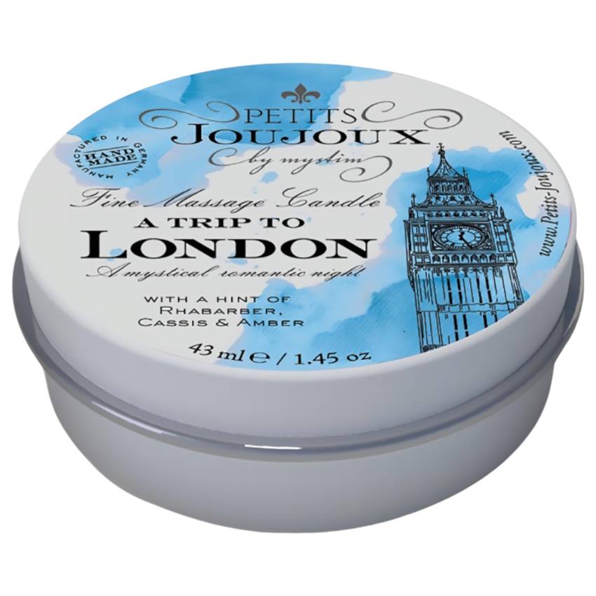 Petits Joujoux London - masszázsgyertya - rebarbara-amber (43ml) - Image 2