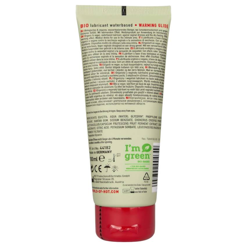 HOT BIO Warming - melegítő hatású vegán síkosító (100ml) - Image 2