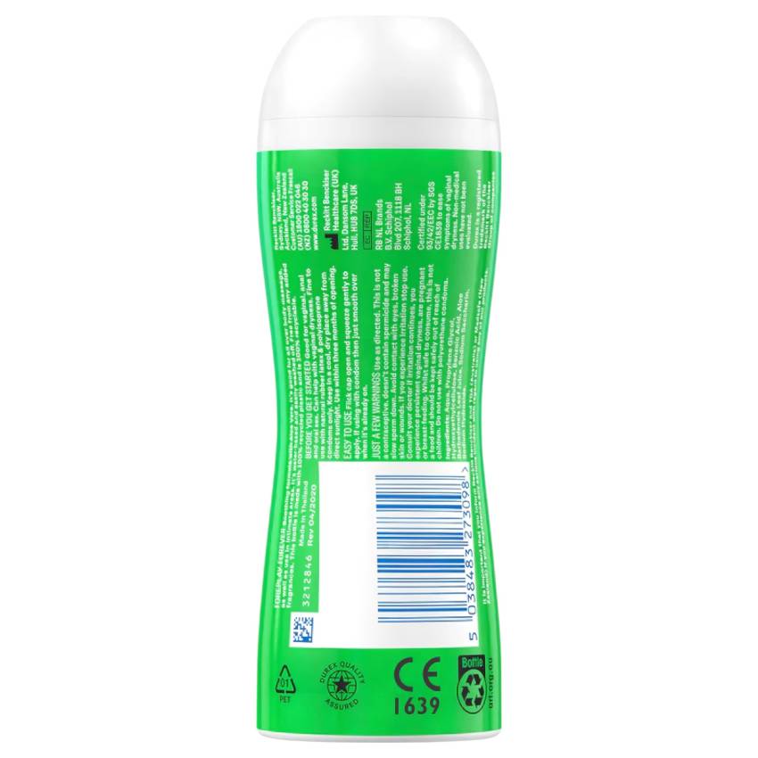 Durex Play 2in1 masszázsolaj - Aloe Vera (200ml) - Image 2