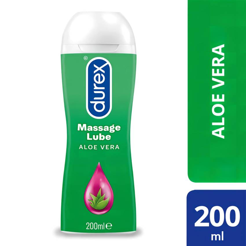 Durex Play 2in1 masszázsolaj - Aloe Vera (200ml) - Image 4