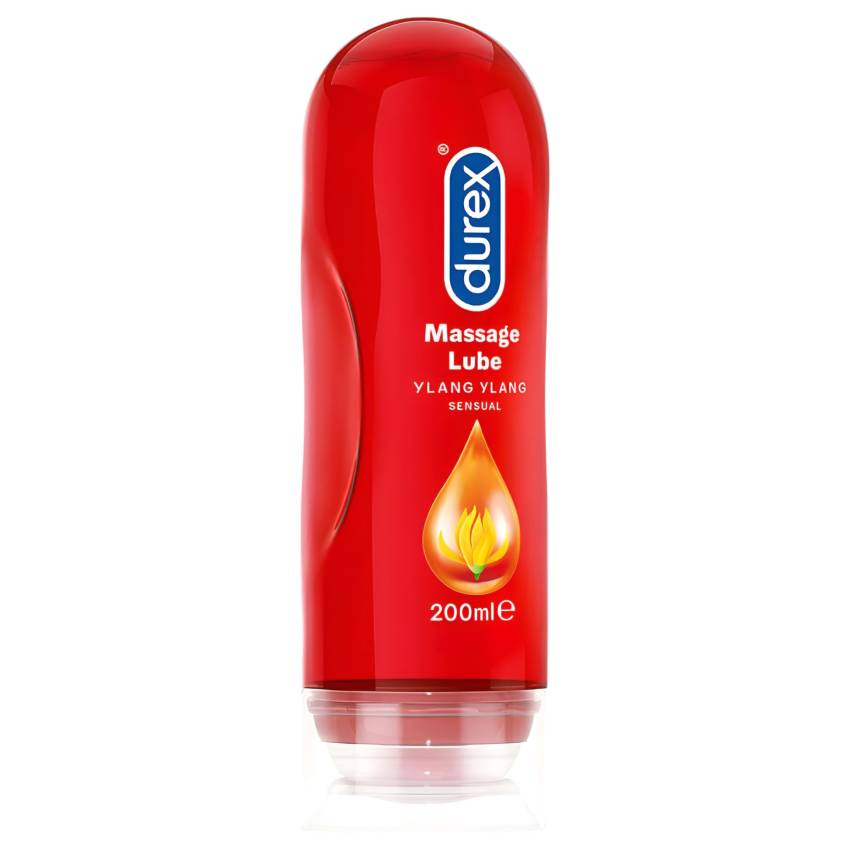 Durex Play 2in1 masszázsolaj - Ylang Ylang (200ml) - Image 2
