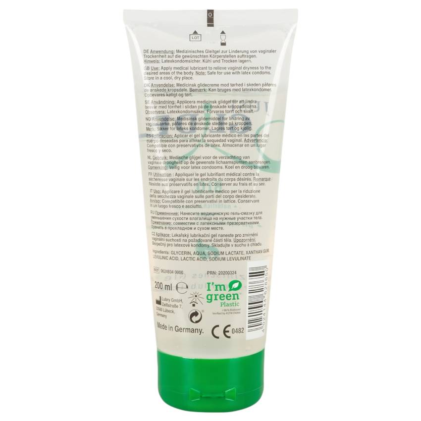 Just Glide Bio - vízbázisú vegán síkosító (200ml) - Image 3