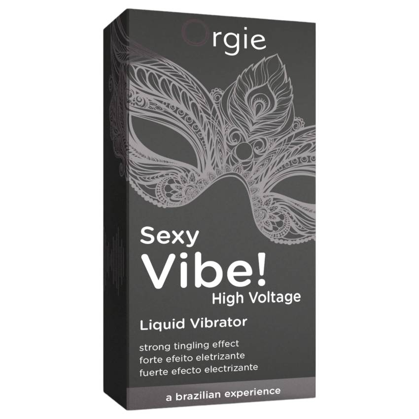 Orgie Sexy Vibe High Voltage - unisex folyékony vibrátor (15ml) - Image 2