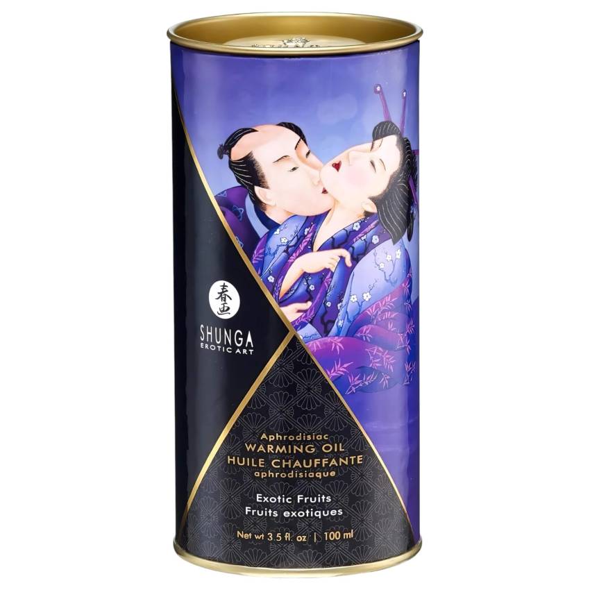 Shunga - melegítő masszázsolaj - egzotikus gyümölcs (100ml) - Image 3