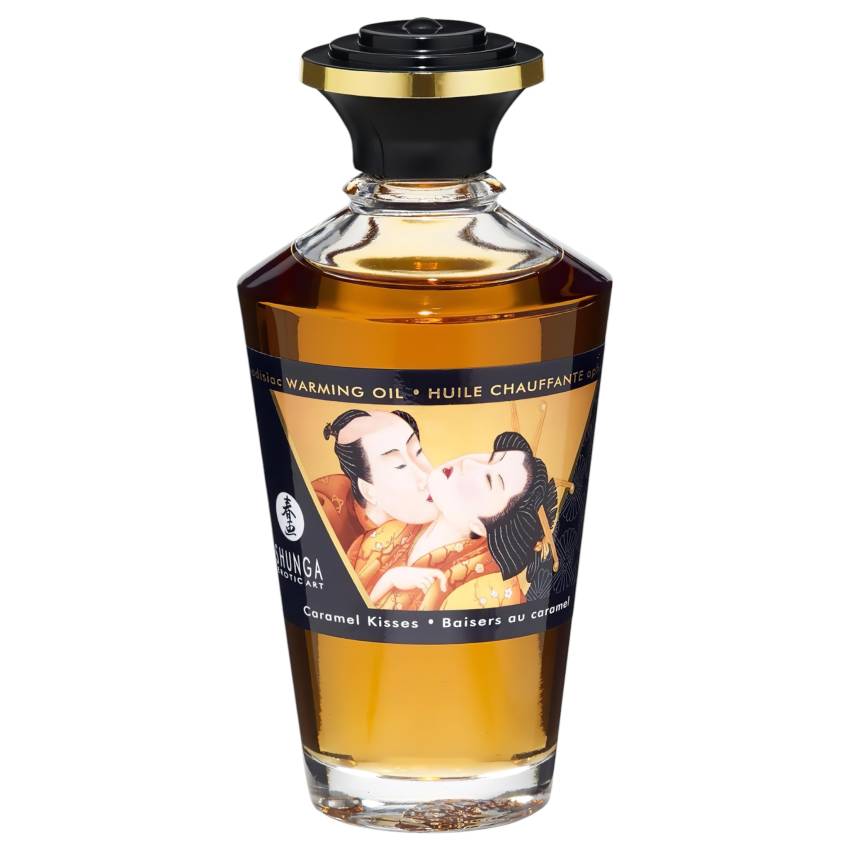 Shunga - melegítő masszázsolaj - karamell (100ml) - Image 2