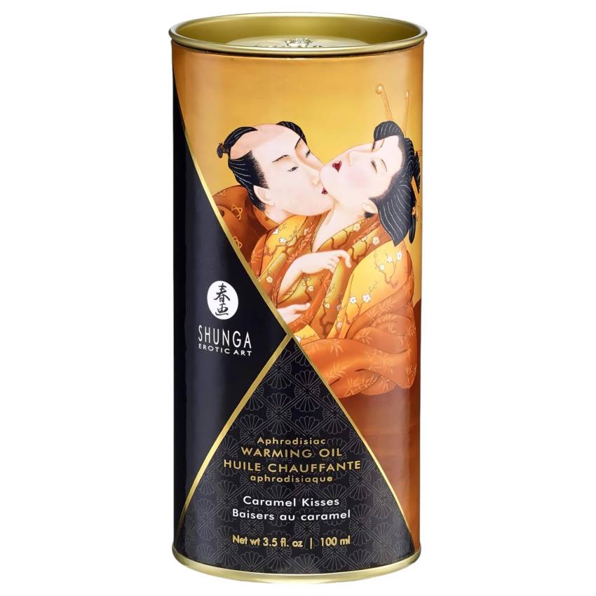 Shunga - melegítő masszázsolaj - karamell (100ml) - Image 3