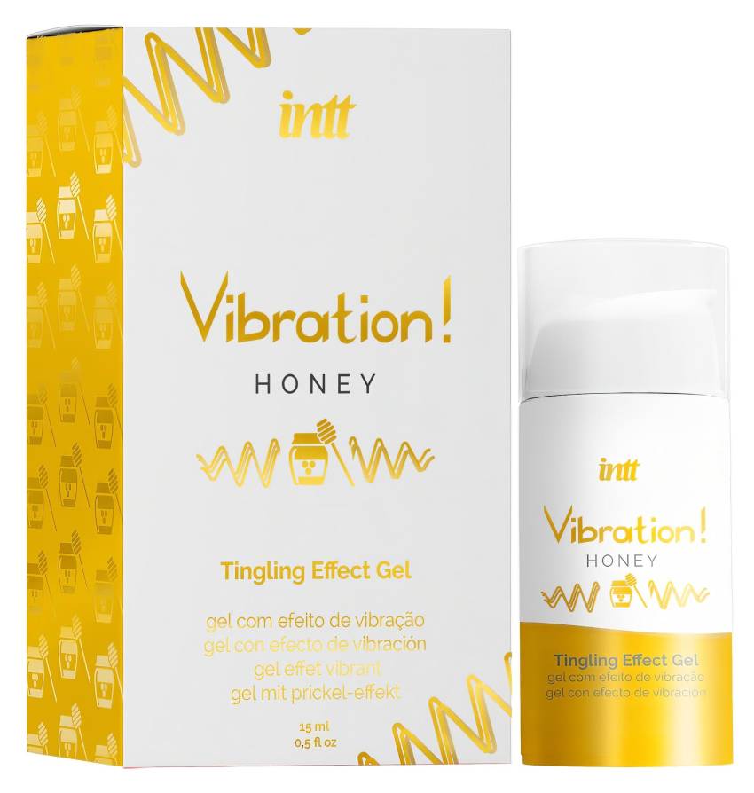 Intt Vibration! - folyékony vibrátor - méz (15ml) - Image 2